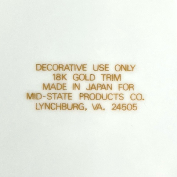 Vintage House Blessing Wall Decor Plate with 18K Gold Trim - Picture 5 of 5